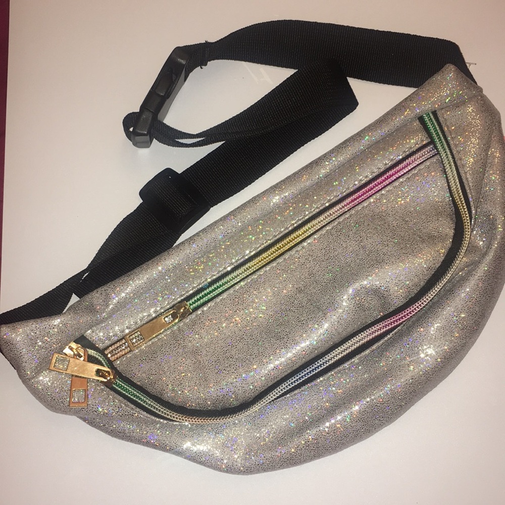 Silver shimmery Fanny pack